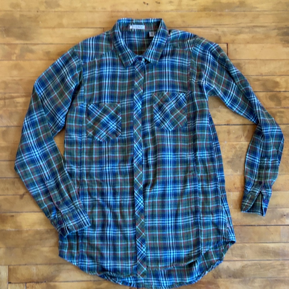 Toad&Co Multicolor Plaid Womens Tunic